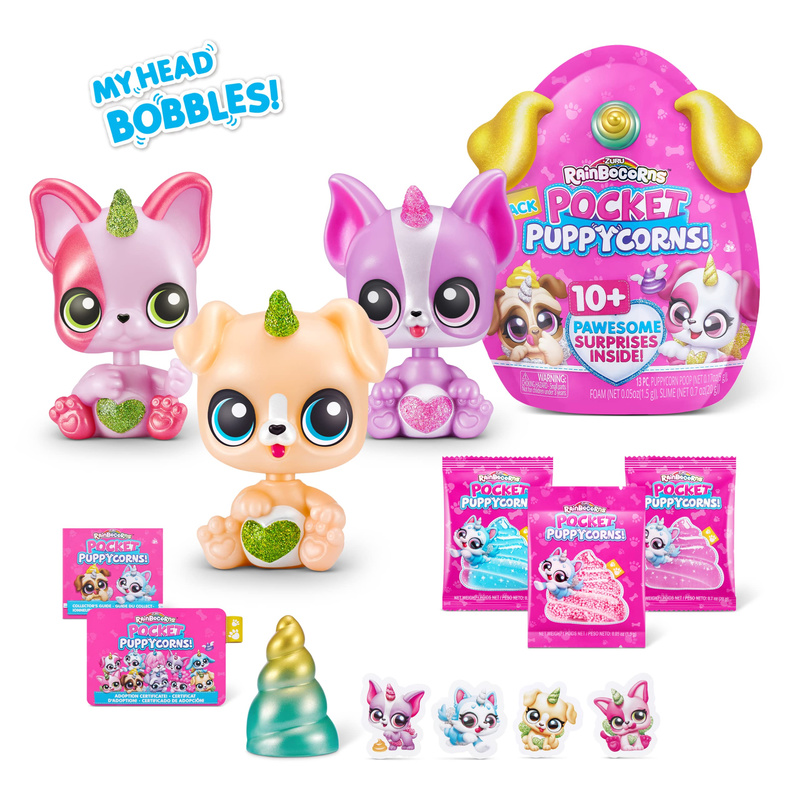 Zuru Rainbocorns Pocket Puppy  - Food Storage Eggs 评论和价格