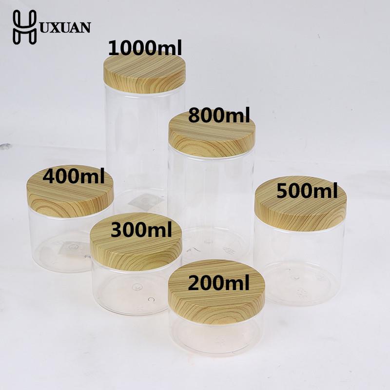 100/200/300/400/500/800/1000ml - Food Storage Jars With Wooden Lids 评论和价格