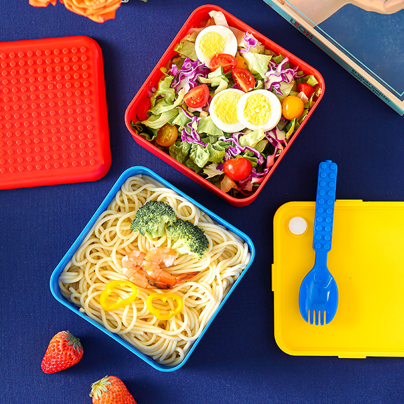 Funny Sealed Lunch Bento Box S - Food Storage Building 评论和价格