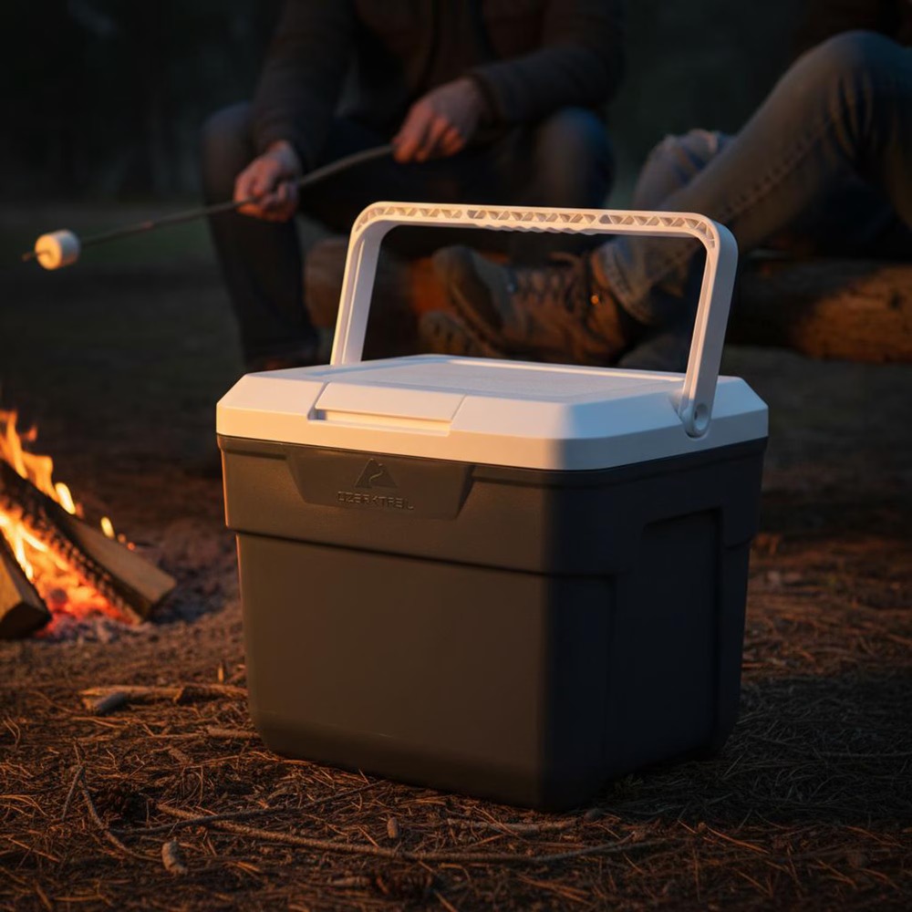 Insulated Hard Sided Cooler wi - Food Storage For Camping 评论和价格
