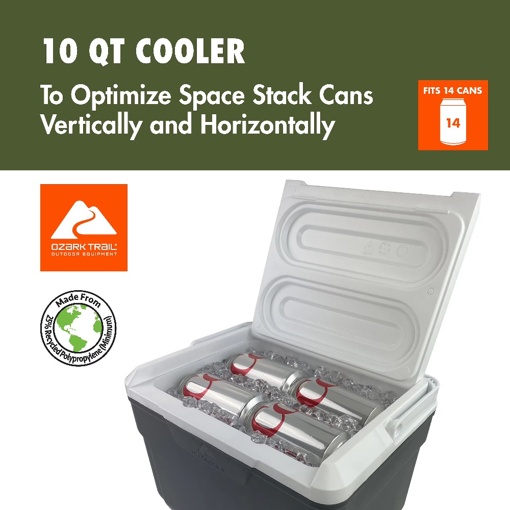 Insulated Hard Sided Cooler wi - Food Storage For Camping 评论和价格
