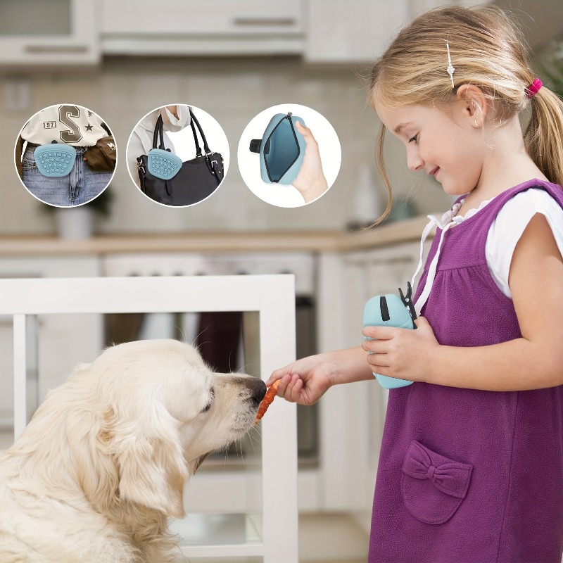 Silicone Dog Treat Bag Portabl - Food Storage Silicone Bags 评论和价格