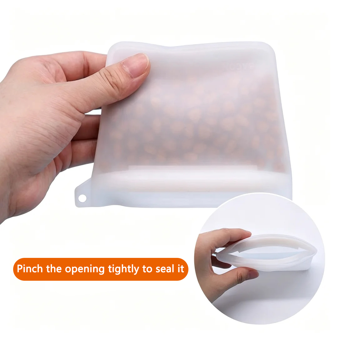 Seal Silicone Pet Treat Snack  - Food Storage Silicone Bags 评论和价格