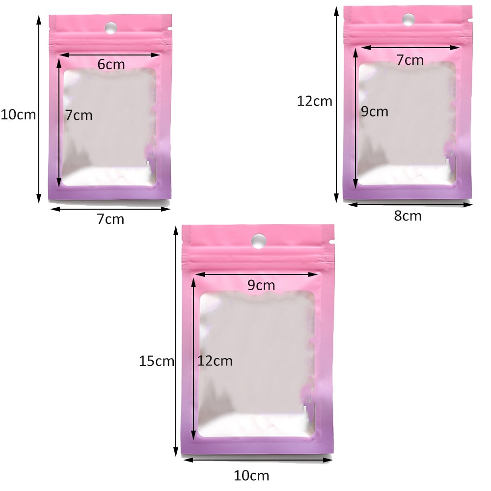 50pcs Gradient Bags Resealable - Food Storage In Mylar Bags 评论和价格