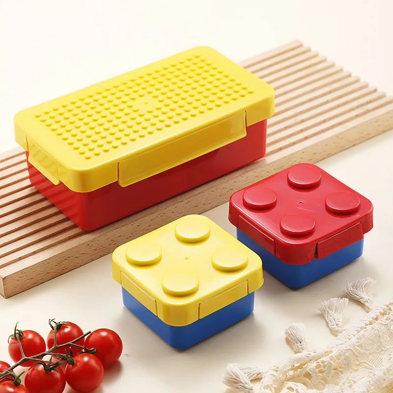 Building Block Lunch Box Color - Food Storage Building 评论和价格