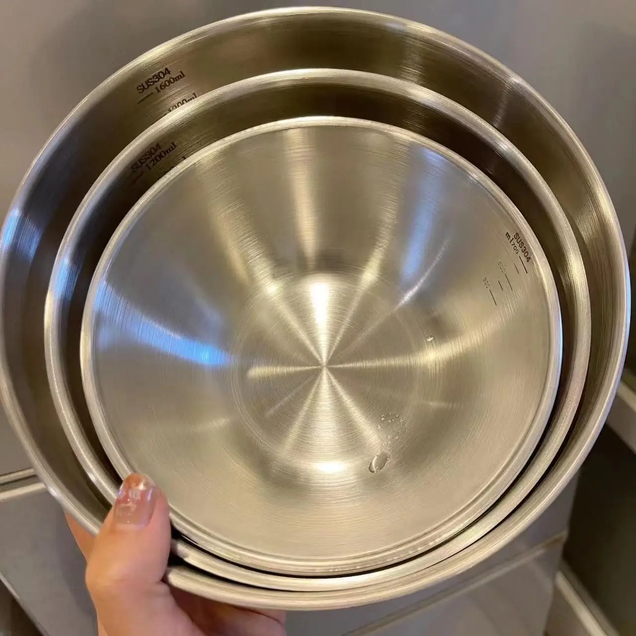 1-3 Stainless Steel Bowl Set w - Food Storage Stainless Steel 评论和价格