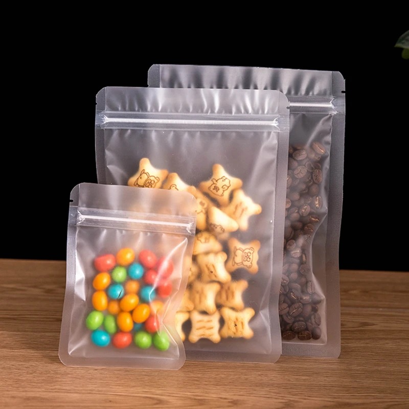 100Pcs Frosted Matte Zip Lock  - Food Storage Year Supply 评论和价格