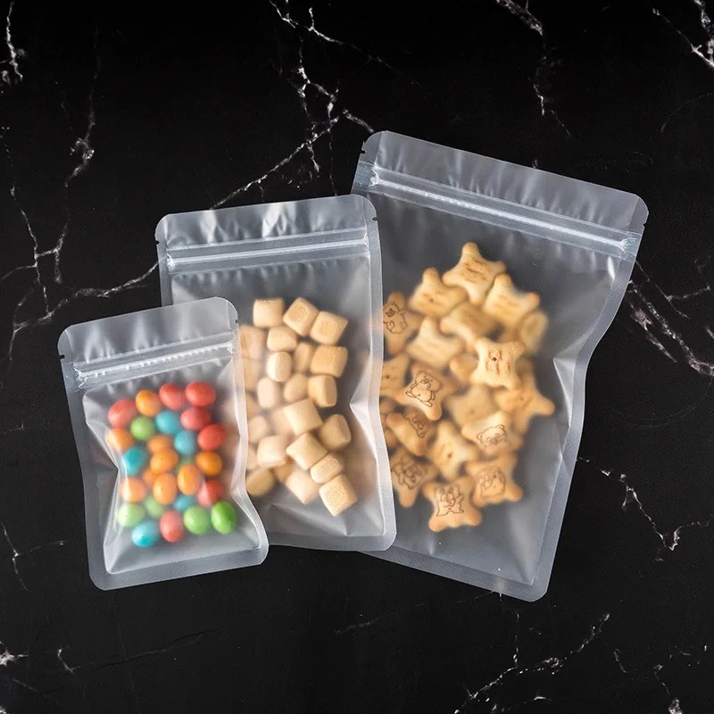 100Pcs Frosted Matte Zip Lock  - Food Storage Year Supply 评论和价格