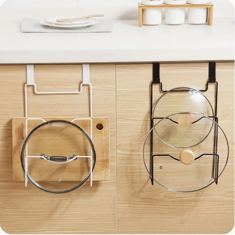 Hanging Pot Lid Rack for Cupbo - Food Storage Shelving 评论和价格