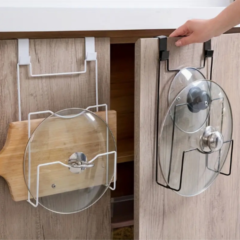 Hanging Pot Lid Rack for Cupbo - Food Storage Shelving 评论和价格