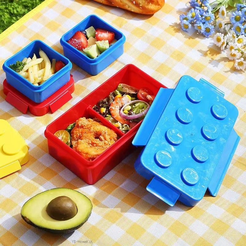 DIY Building Block Lunch Box M - Food Storage Building 评论和价格