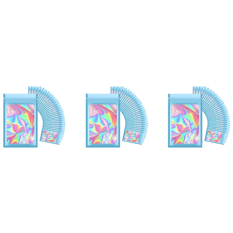 ABWZ-300Pcs Resealable Hologra - Food Storage In Mylar Bags 评论和价格