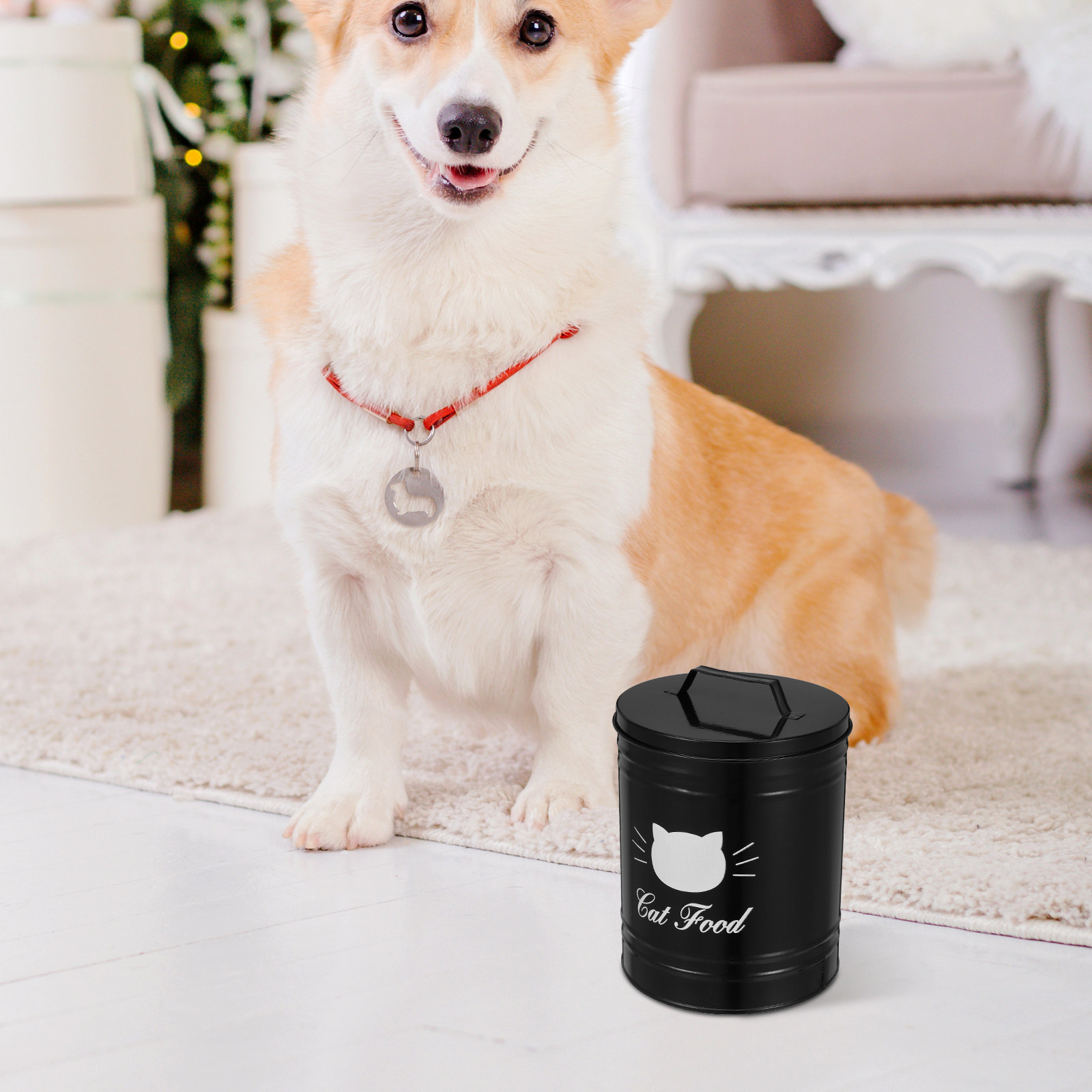 Iron Pet Food Storage Bin Airt - Food Storage Design 评论和价格