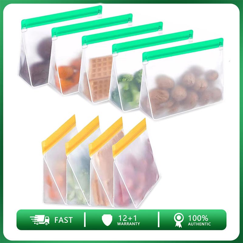 Reusable Food Storage Bag Upgr - Food Storage Silicone Bags 评论和价格