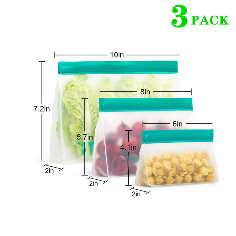 Reusable Food Storage Bag Upgr - Food Storage Silicone Bags 评论和价格