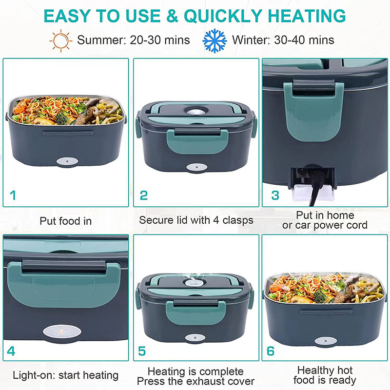 1.5 L 60W Electric Lunch Box F - Food Storage Warmer 评论和价格