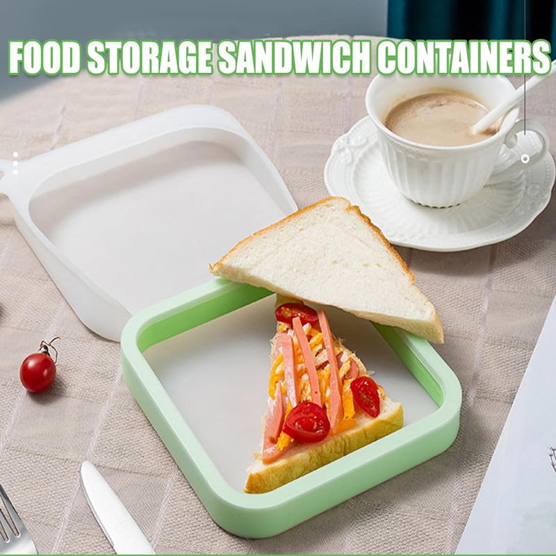 Silicone Sandwich Toast Bento  - Food Storage Silicone Bags 评论和价格