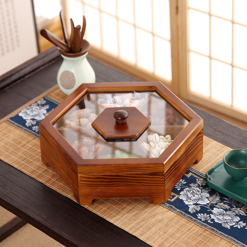 New Wood Candy Biscuit Storage - Food Storage Jars With Wooden Lids 评论和价格