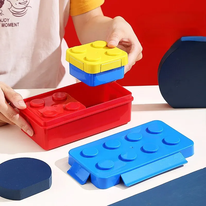DIY Building Block Lunch Box M - Food Storage Building 评论和价格