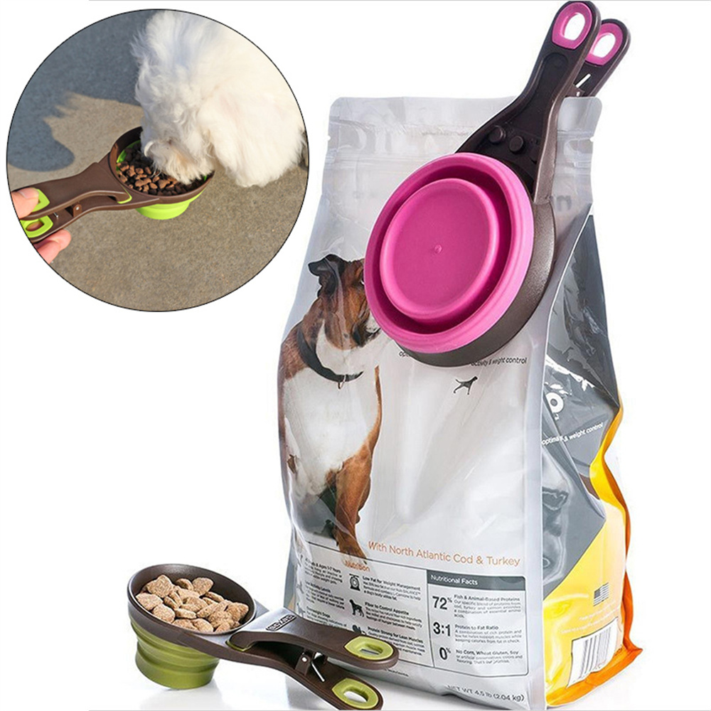 Portable Foldable Silicone Pet - Food Storage Silicone Bags 评论和价格