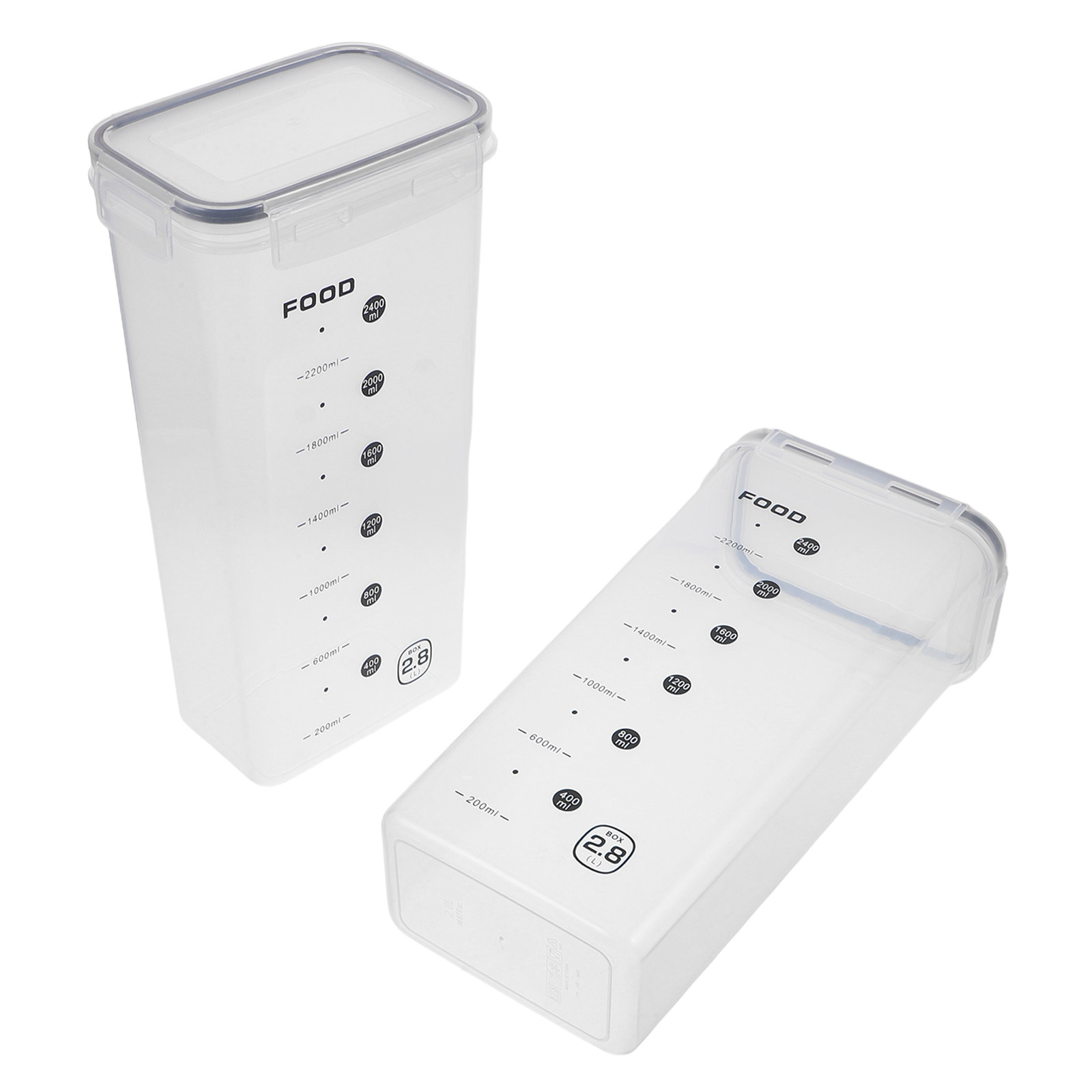 2Pcs Transparent Grain Storage - Food Storage Containers 评论和价格